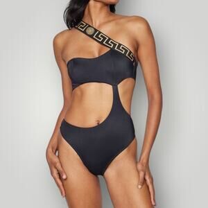 Versace cut-out detailing swimsuit sz 2